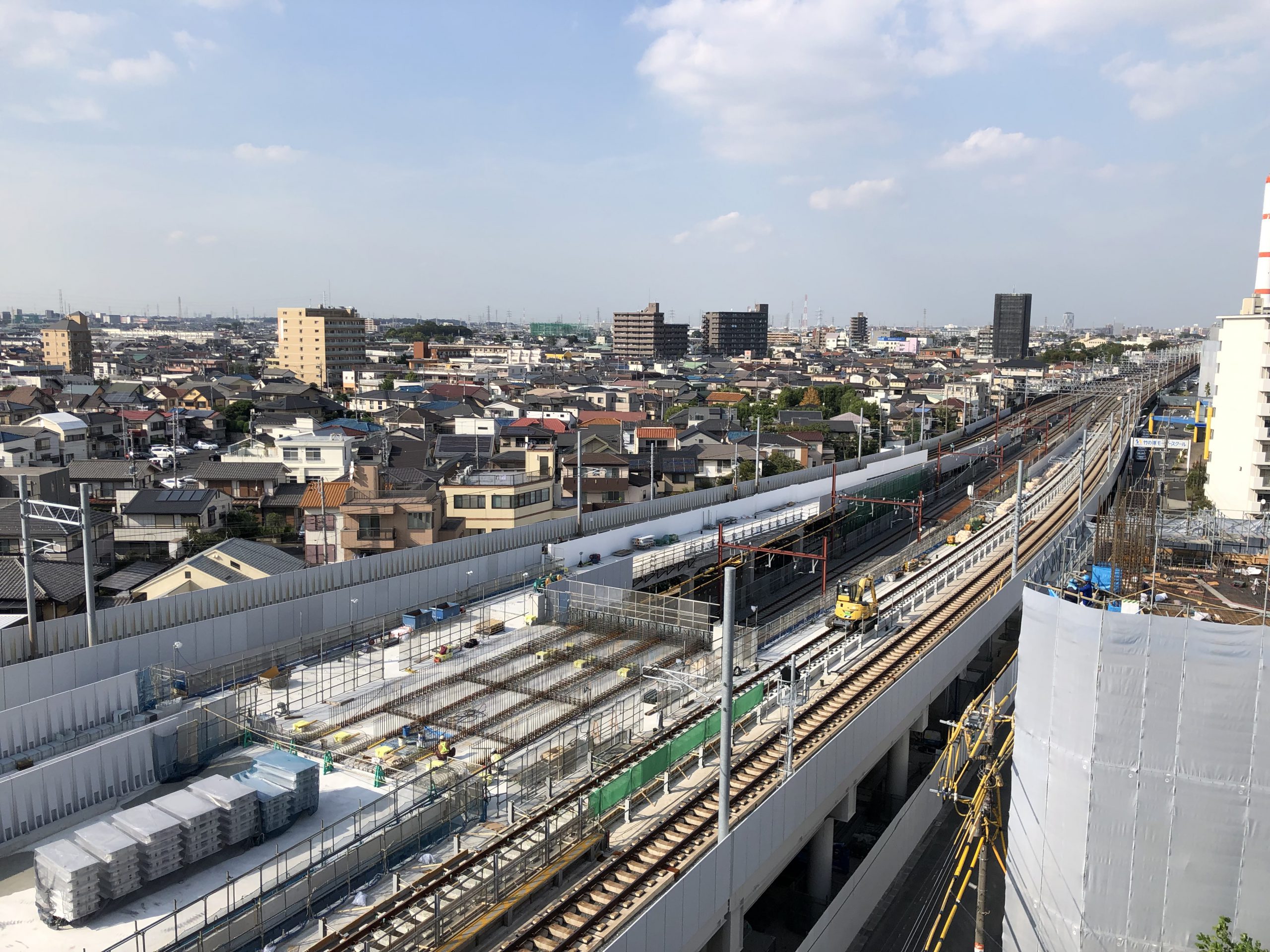 東武伊勢崎線｜竹ノ塚駅付近 鉄道高架化工事 | 実績紹介 | 株式会社野口工務店